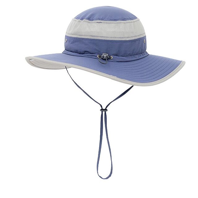 

Men's Women's Sun Hat Fisherman Hat Hiking Hat Wide Brim Summer Outdoor UV Sun Protection Breathable Lightweight Soft Dark Khaki dark grey / dark khaki light grey / dark khaki for Fishing Climbing