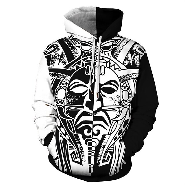 indio americano Nativo americano Sudadera 3D Harajuku Gráfico Kawaii Para Hombre Mujer Adulto Víspera de Todos los Santos Carnaval Impresión 3D