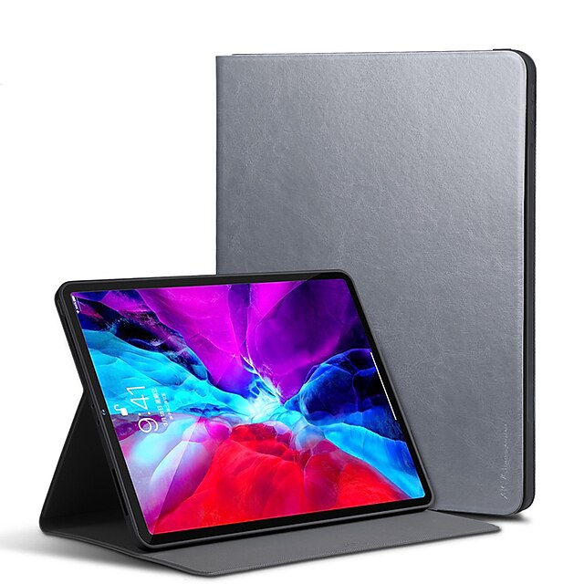 

Tablet Case Cover For Apple iPad 10.2'' 9th 8th 7th iPad Pro 12.9'' 5th iPad mini 6th Shockproof Dustproof Solid Colored PU Leather