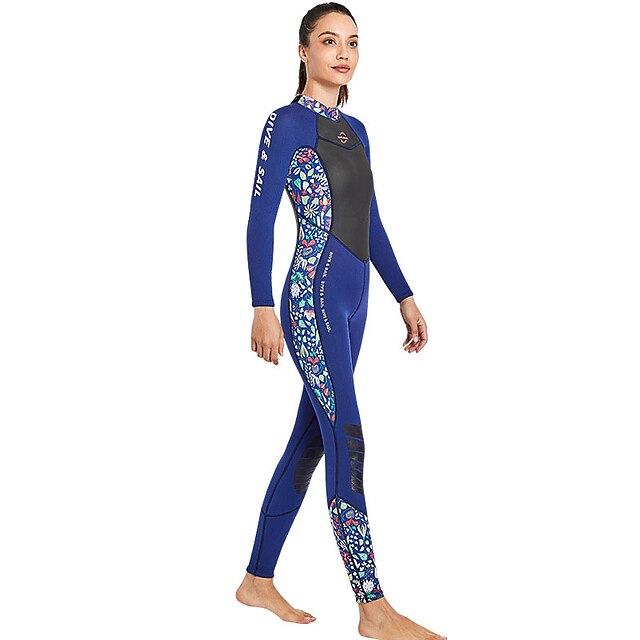 Sports & Outdoors Surfing, Diving & Snorkeling | Dive&Sail Womens Full Wetsuit 3mm SCR Neoprene Diving Suit Thermal Warm Windpro