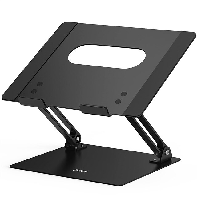 

LS10 Aluminum Laptop Stand, Ergonomic Adjustable Notebook Stand, Riser Holder Computer Stand Compatible with Air Pro Dell HP Lenovo More 10-15.6 Laptops