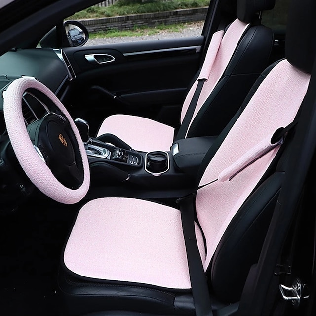 starfire 2022 nieuwe aankomst leuke roze godin bekleding vier seizoenen auto-accessoires voor wit roze auto shell interieur kussen 9 2023 - US $39.99