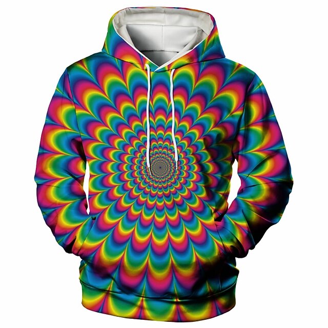 

Men's Pullover Hoodie Sweatshirt Graphic Casual Daily Weekend 3D Print Casual Hoodies Sweatshirts Red