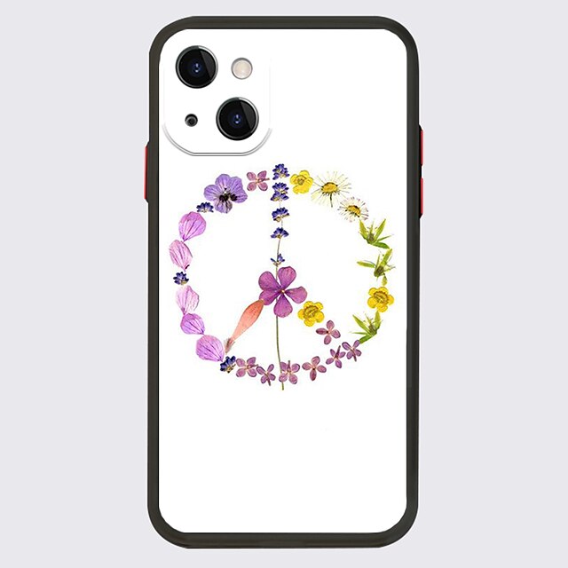 

PEACE LOVE NO WAR Phone Case For Apple iPhone 13 12 Pro Max 11 SE 2020 X XR XS Max 8 7 Unique Design Protective Case Shockproof Dustproof Back Cover TPU