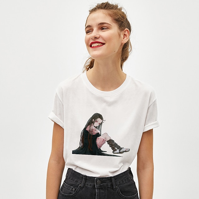 

Inspired by Demon Slayer: Kimetsu no Yaiba Kamado Nezuko Agatsuma Zenitsu Kamado Tanjiro T-shirt Cartoon 100% Polyester Anime Harajuku Graphic Kawaii T-shirt For Men's / Women's / Couple's