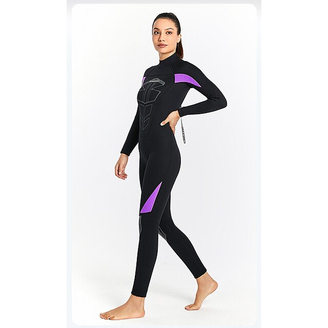 Sports & Outdoors Surfing, Diving & Snorkeling | Dive&Sail Womens Full Wetsuit 3mm SCR Neoprene Diving Suit Thermal Warm Windpro