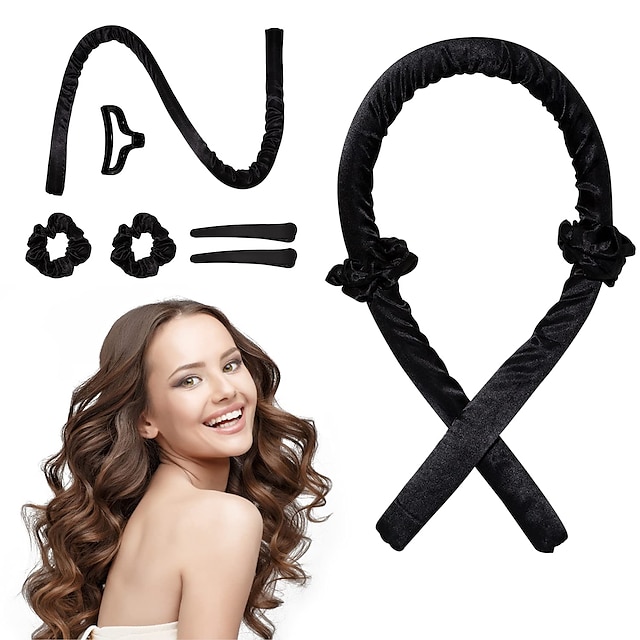 Beauty & Hair Health & Personal Care | Heatless Curling Rod Headband No Heat Hair Curlers for Long Hair Silk Curls Headband You 