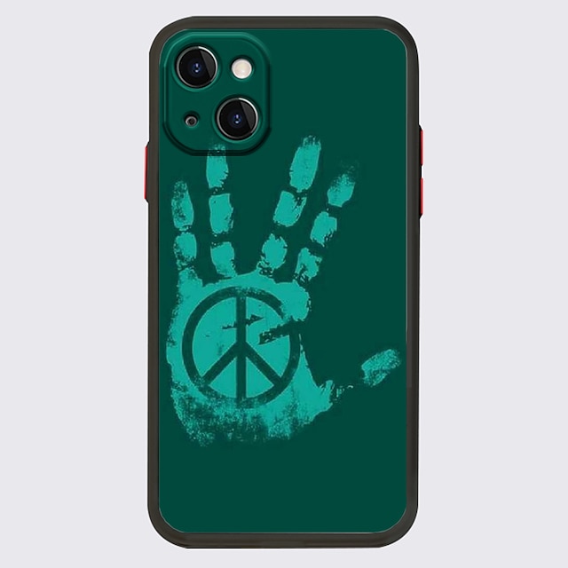 

PEACE LOVE NO WAR Phone Case For Apple iPhone 13 Pro Max 12 11 SE 2020 X XR XS Max 8 7 Unique Design Protective Case Shockproof Dustproof Back Cover TPU