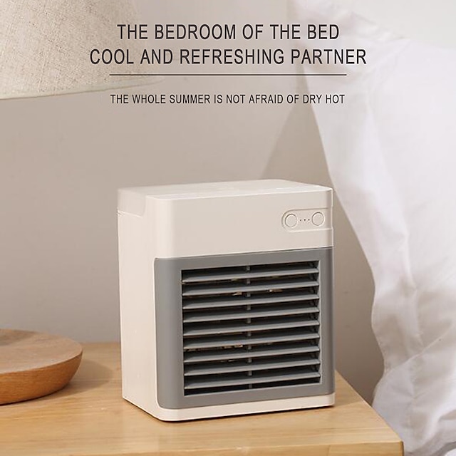  přenosný ventilátor klimatizace mini chladicí ventilátor odpařovací zvlhčovač ztlumený stolní stolní chladič vzduchu pro domácí kancelář