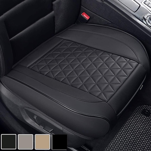 Black Auto Newer 5 Seats Luxury Breathable Car Seat Cover Full Set Fit Four Seasons of Universal Automotive Vehicle Cushion Cover Compatible with 90% Cars,SUV,Trucks（Full Set