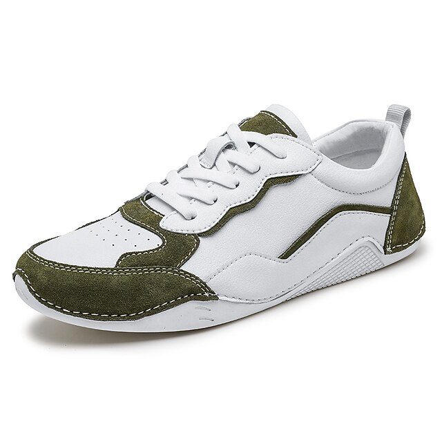

Men's Sneakers Casual Outdoor Microfiber Green Black Brown Fall Spring