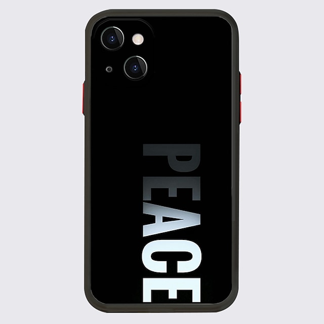 

PEACE LOVE NO WAR Phone Case For Apple iPhone 13 Pro Max 12 11 SE 2020 X XR XS Max 8 7 Unique Design Protective Case Shockproof Dustproof Back Cover TPU