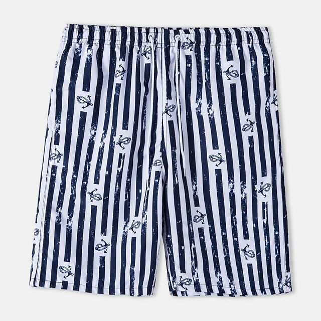 

Men's Hawaiian Chino Shorts Beach Shorts Knee Length Pants Casual Holiday Pattern Mid Waist 1 2 3 4 5 M L XL XXL 3XL