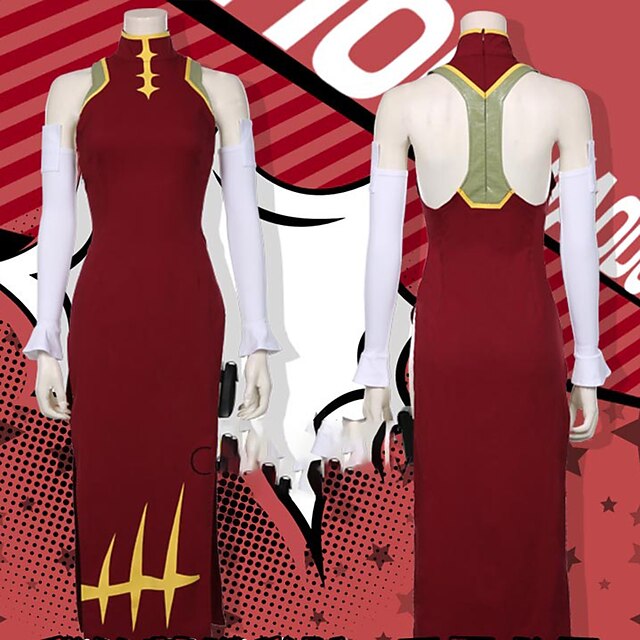 

Inspired by My Hero Academia / Boku No Hero Ryuko Tatsuma Anime Cosplay Costumes Japanese Cosplay Suits Dress Sleeves Waist Pouch For Women's