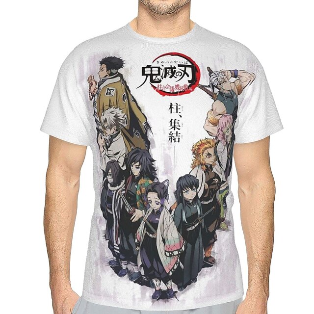 

Inspired by Demon Slayer: Kimetsu no Yaiba Kamado Nezuko Kamado Tanjiro Hashira T-shirt Cartoon 100% Polyester Anime Harajuku Graphic Kawaii T-shirt For Men's / Women's / Couple's
