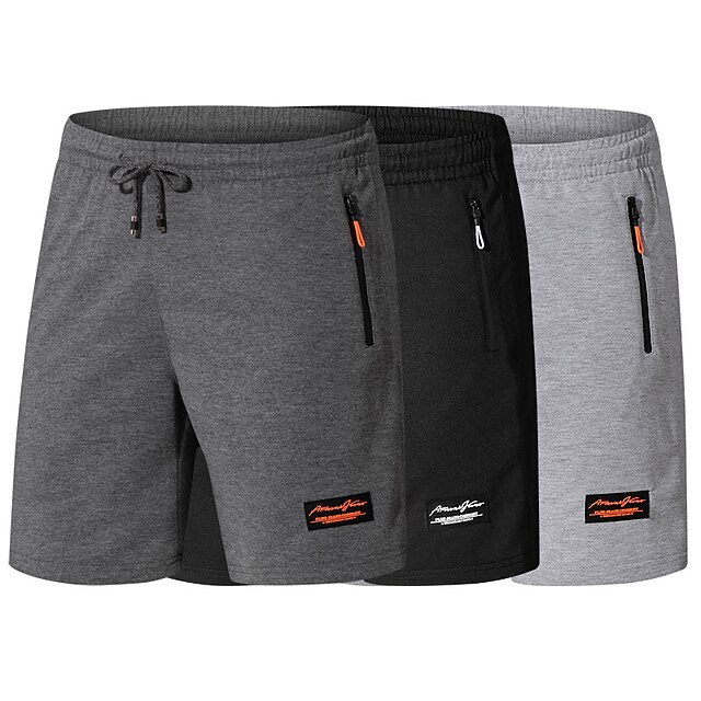 

Men's Chic Modern Casual / Sporty Sweatpants Shorts Patchwork Knee Length Pants Daily Gym Micro-elastic Color Block Mid Waist Black Gray Dark Gray M L XL XXL 3XL