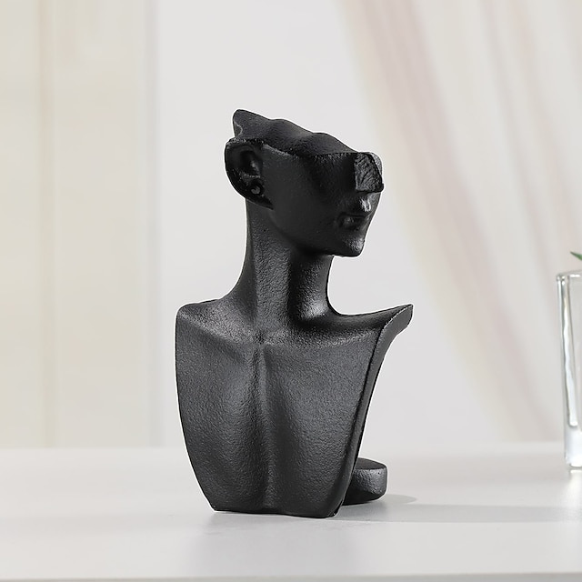 

Decorative Objects Resin Modern Contemporary for Home Decoration Black Body Art
