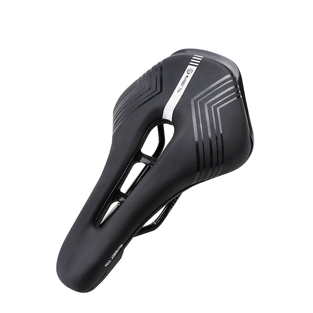 

Wheel up Bike Saddle / Bike Seat Breathable Wearproof Soft Professional PU Leather Sponge Steel Cycling Road Bike Mountain Bike MTB Recreational Cycling Black / Ergonomic