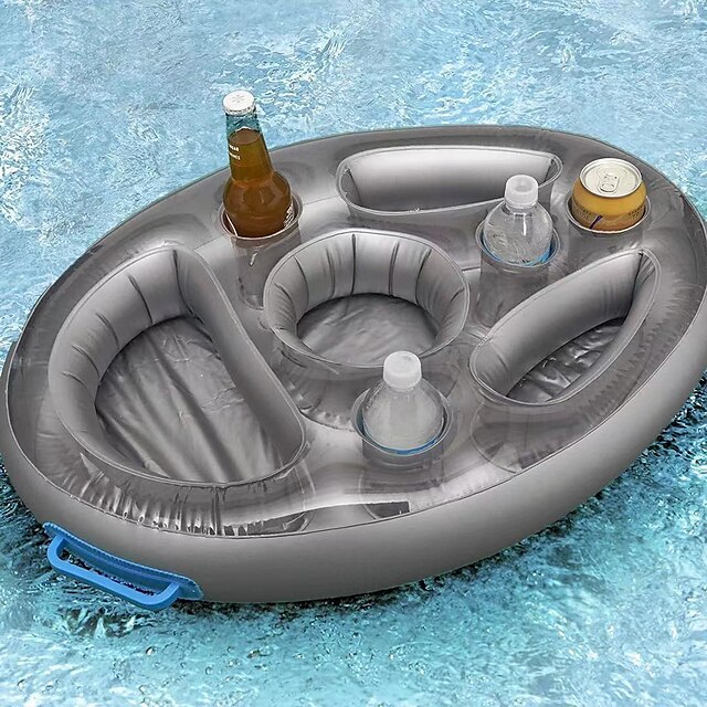 Home & Garden Home Decor | Swimming Pool Floating Coaster Inflatable Cup Holder Inflatable Water Tray Pool Entertainment Floatin