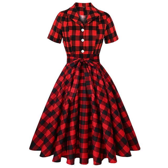 Audrey Hepburn Retro Vintage 1950s Vacation Dress Dress Flare Dress ...