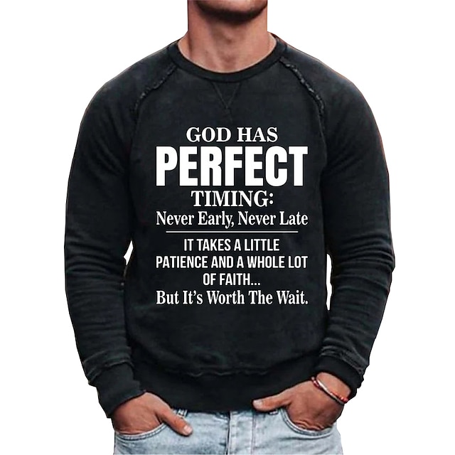 

Men's Sweatshirt Pullover Graphic Letter Print Sports Outdoor Casual Daily Hot Stamping Basic Casual Hoodies Sweatshirts White Black Red
