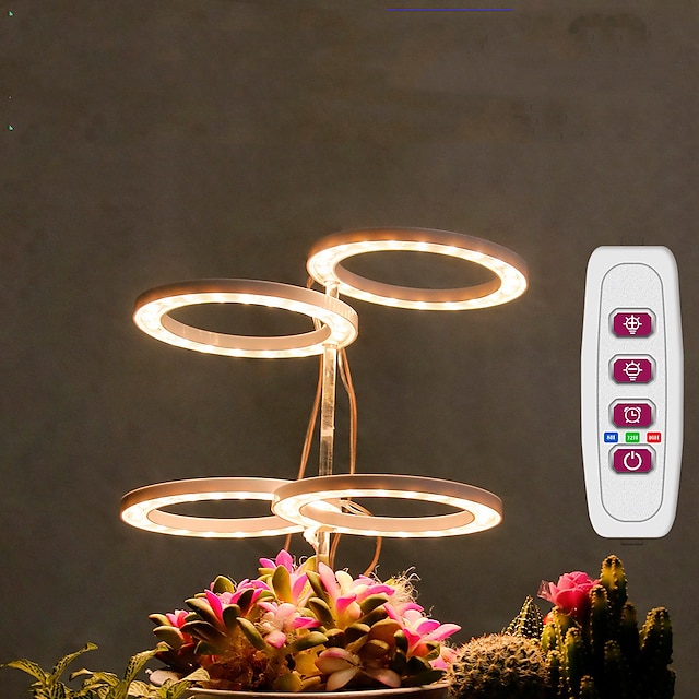  angel Grow Light 4 или 3 кольца dc5v usb фитолампа для растений светодиодная лампа полного спектра для рассады комнатных растений домашний цветок succulet 1 шт.