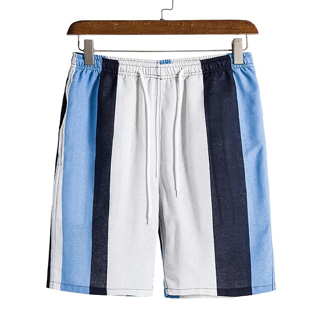 

Men's Shorts Chino Shorts Pocket Print Knee Length Pants Casual Holiday Inelastic Graphic Prints Lightweight Outdoor Mid Waist Slim Rainbow S M L XL XXL / Summer