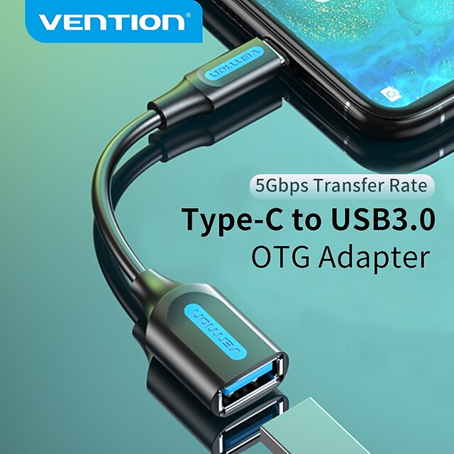  Vention USB C to USB Adapter OTG Cable Type C to USB 3.0 2.0 Female Cable Adapter for MacBook Pro Xiaomi Mi 9 Type-C Adapter