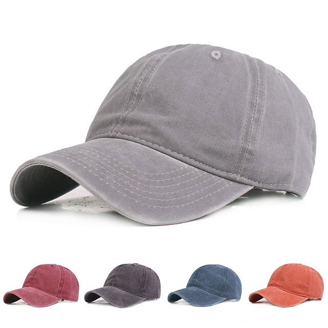 

Men's Women's Baseball Cap Sun Hat Hiking Hat Summer Outdoor Breathable Quick Dry Lightweight Comfortable Gray Green Black Grey for Fishing Climbing Running