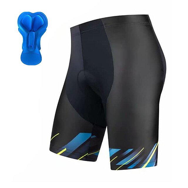 21Grams® Per uomo Pantaloncini da ciclismo Bicicletta Pantaloncini imbottiti  di protezione Pantaloni Ciclismo da montagna Cicismo su strada Gli sport  Strisce Nero / blu Pad 3D Traspirante Asciugatura del 9024599 2022 a $20.60