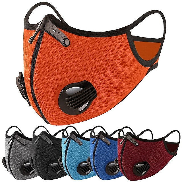  máscara esportiva respirável soft confortável bicicleta / bicicleta vermelha para adultos unissexo ciclismo / bike bike / bicicleta cor sólida 1 unidade