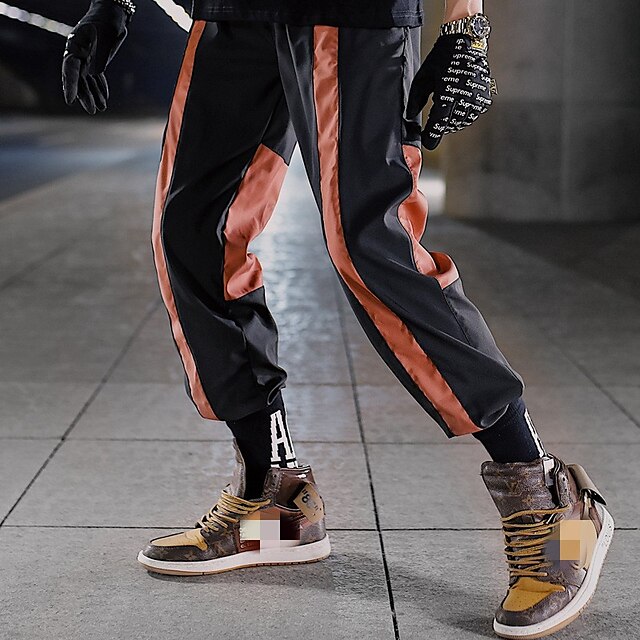 

Men's Classic Style Cargo Tactical Cargo Cargo Pants Multiple Pockets Luminous Full Length Pants Casual Daily Micro-elastic Patterned Letter Outdoor Sports Mid Waist White Black M L XL XXL 3XL