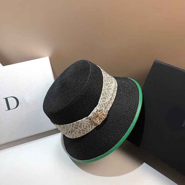 

Elegant Fashion Basketwork Hats with Ribbons 1pc Wedding Headpiece