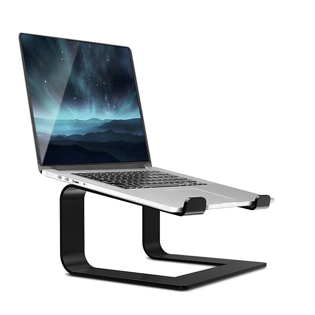 

Laptop Stand for Desk Aluminum Ergonomic Portable Computer Stand Detachable Laptop Riser Notebook Holder Compatible for MacBook Dell HP More 10-15.6 Laptops