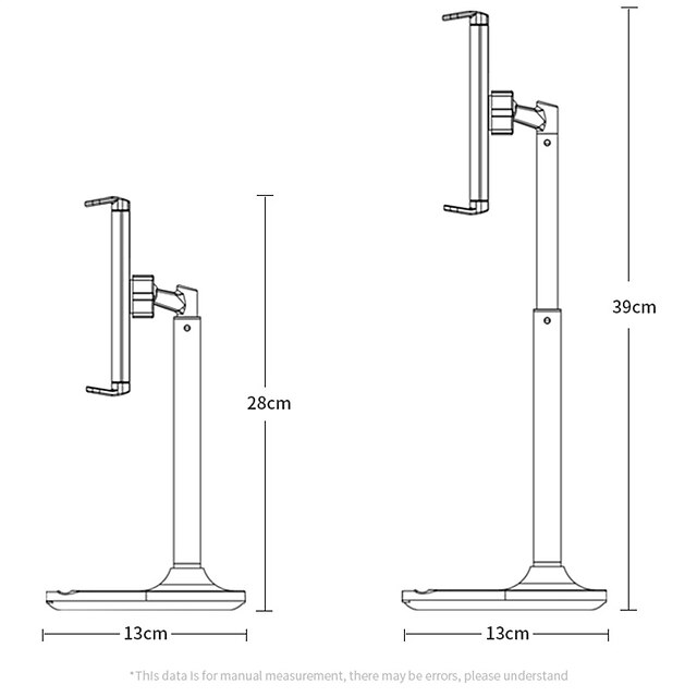 Phones & Accessories Phone Mounts & Holders | Cell Phone Holder Stand Mount Heavy No DumpingScalable Adjustable Height 360 Degre