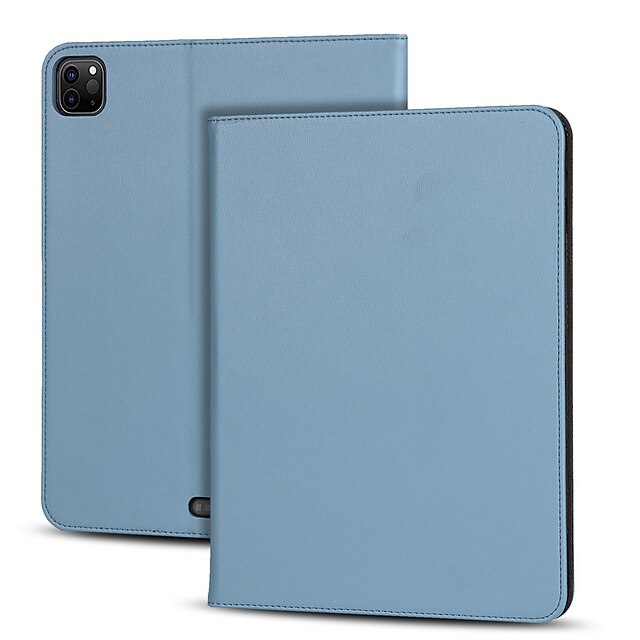 

Tablet Case Cover For Apple iPad Pro 11'' 3rd Portable Shockproof Dustproof Solid Colored PU Leather