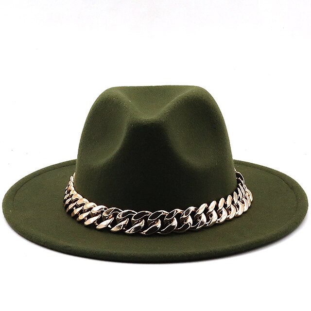 

Simple Solid Color Flannel / Straw Hats with Metal 1pc Party / Evening / Holiday Headpiece
