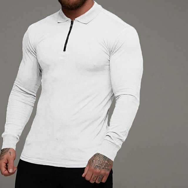 Sports & Outdoors Running, Jogging & Walking | Mens Long Sleeve Compression Shirt Running Shirt Top Athletic Athleisure Cotton B