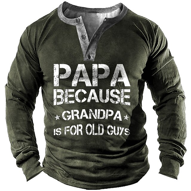 

Men's Sweatshirt Pullover Graphic Letter Print Sports Outdoor Casual Daily 3D Print 3D Print Basic Hoodies Sweatshirts Army Green