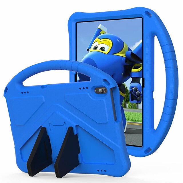 

Tablet Case Cover For Lenovo Tab P12 Pro P11 Plus Tab M10 HD M8 FHD M7 Handle Shockproof with Stand Solid Colored EVA For Kids