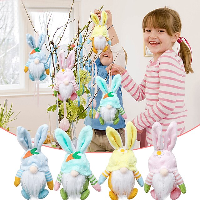 

Easter Bunny Pendant Cloth Lovely Goblin Dwarf Doll Home Decoration