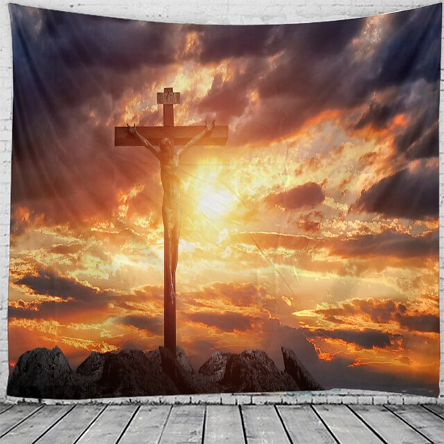 

Happy Easter Wall Tapestry Art Decor Blanket Curtain Hanging Home Bedroom Living Room Decoration