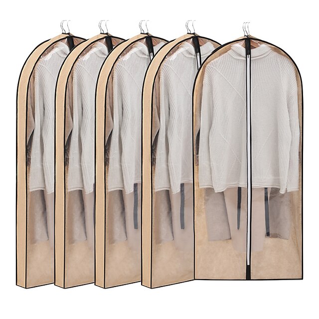 Home & Garden Home Decor | 1/2/4pcs Transparent Clothing Covers Garment Suit Dress Jacket Clothes Coat Dustproof Cover Protector