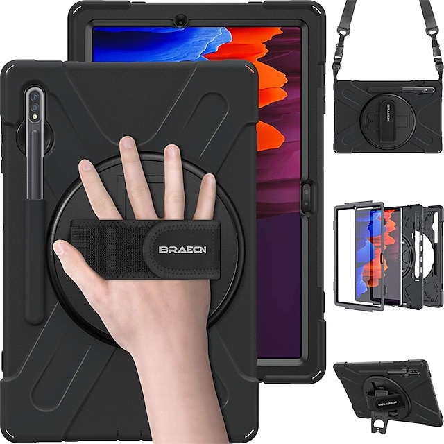  Tableta Pouzdra a obaly Pro Samsung Galaxy Tab S6 Lite 2022 2021 2020 2019 Klika se stojánkem Držák na tužky Jednobarevné Plastický Silikonový gel