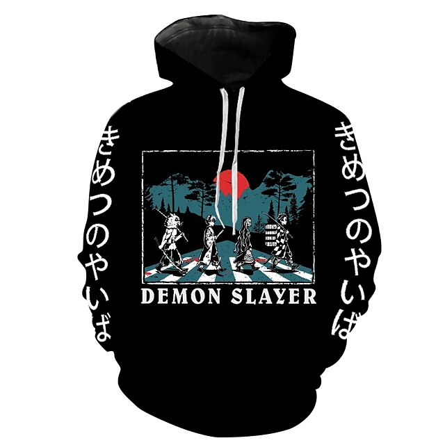 

Inspired by Demon Slayer: Kimetsu no Yaiba Kamado Nezuko Kamado Tanjiro Hoodie Cartoon 100% Polyester Anime Harajuku Graphic Kawaii Hoodie For Men's / Women's / Couple's