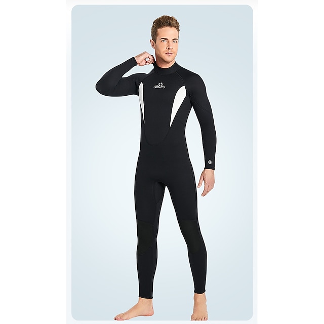 Sports & Outdoors Surfing, Diving & Snorkeling | Dive&Sail Mens Full Wetsuit 3mm SCR Neoprene Diving Suit Thermal Warm Windproof