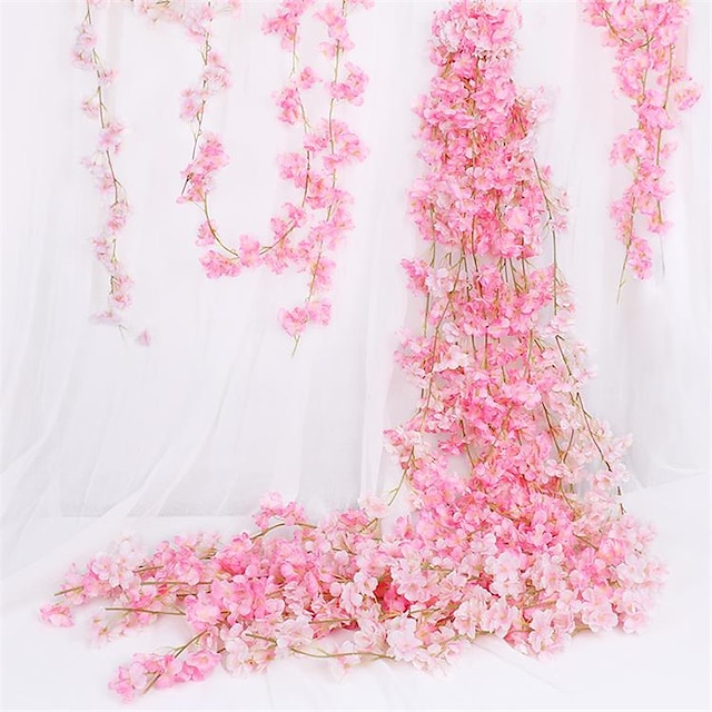 Home & Garden Home Decor | Wedding Decoration Flower Vine Cherry Blossom Vine 1.8 Meters/71 - QS44348