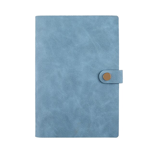 

Notebook Plain A5 5.8×8.3 Inch Retro Leather SoftCover Portable 160 Pages Notebook for Office