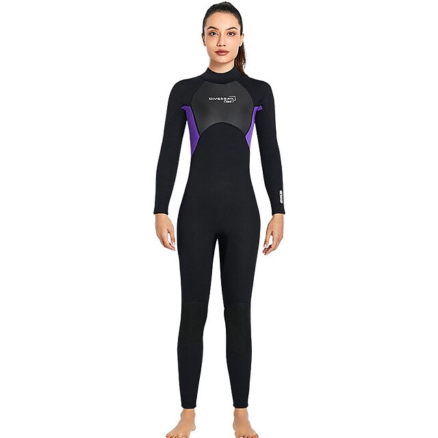 Sports & Outdoors Surfing, Diving & Snorkeling | Dive&Sail Womens Full Wetsuit 3mm SCR Neoprene Diving Suit Thermal Warm Windpro