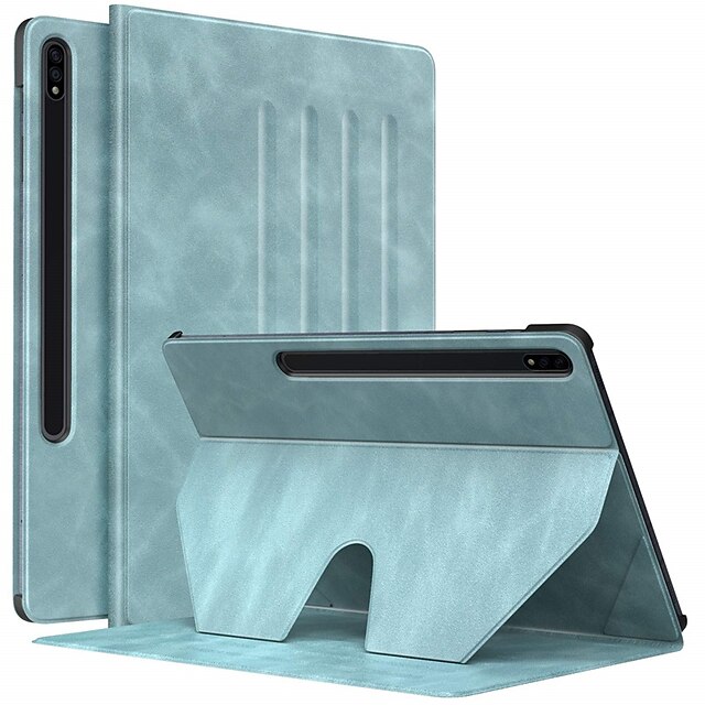 

Tablet Case Compatible with Samsung Galaxy Tab S7 Plus 2020 Slim Cover Shell Case with Auto-Wake/Sleep Multi-Angle Stand Fit Samsung Galaxy Tab S7 Plus 12.4 2020 SM-T970/976/T975 Cloud Blue